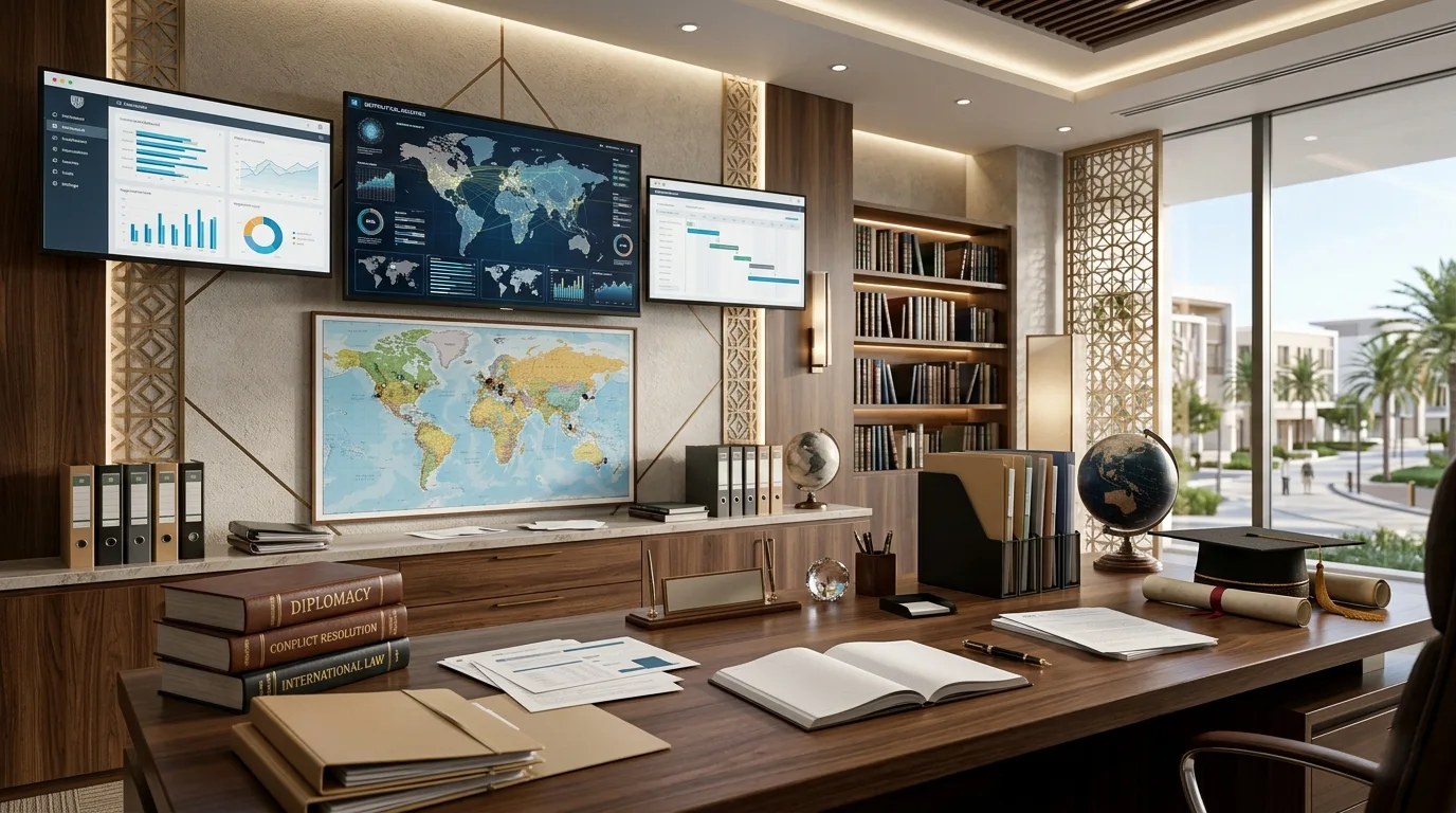  Academic environment reflecting political relations and professional development 